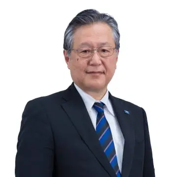 Image of President Takeo Sasabe's upper body