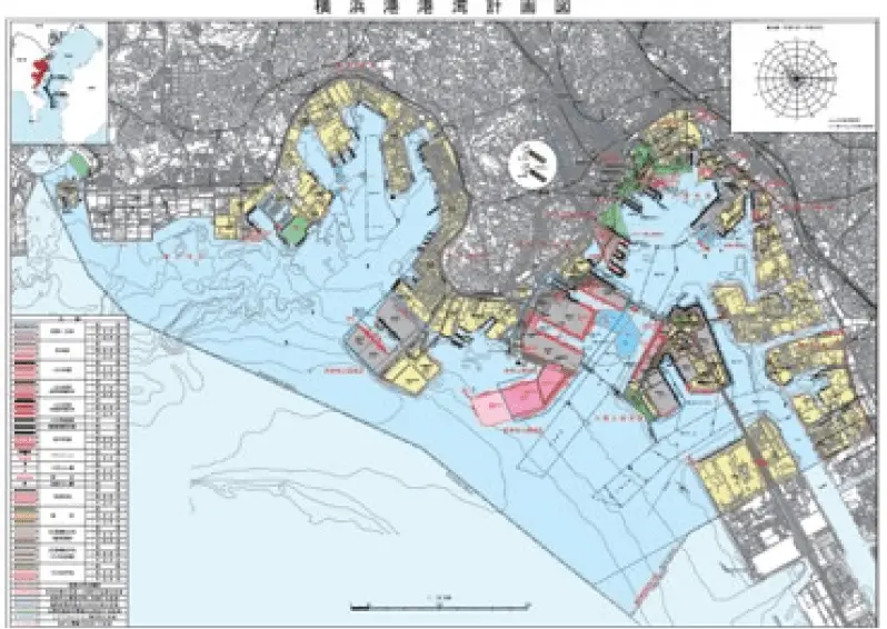 横浜港　港湾計画図