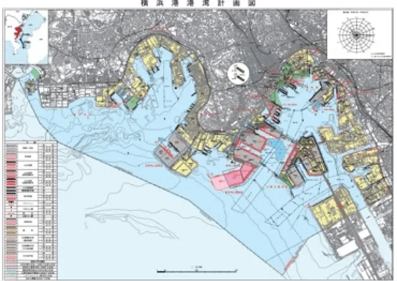 横浜港 港湾計画図