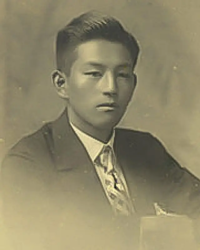 Shizuo Kuroda as a young man