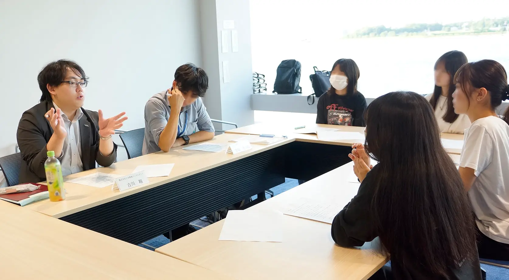 石川工業高等専門学校で意見交換会コーディネーターを務めました